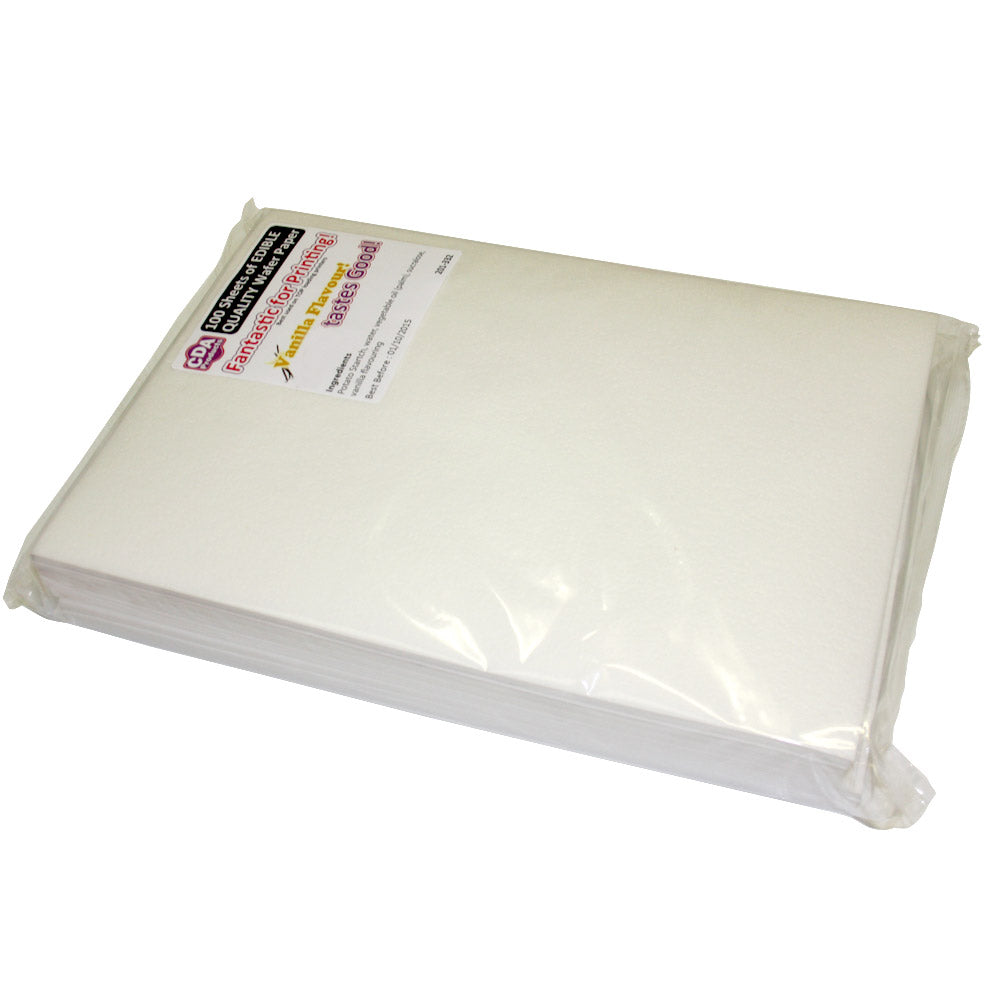 Premium Edible A4 Wafer Paper - Packs of 100