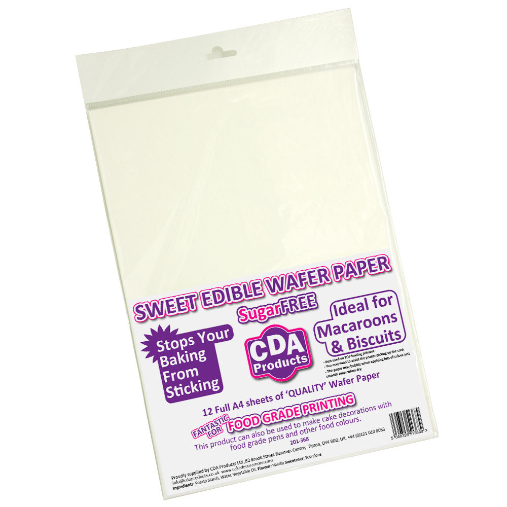 A4 Edible Wafer Paper