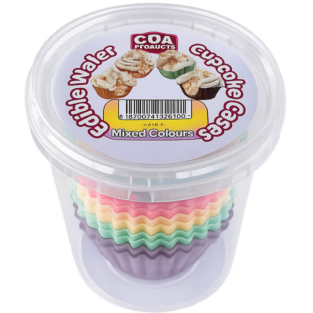 Edible Wafer Cupcake Cases – Pack of 12